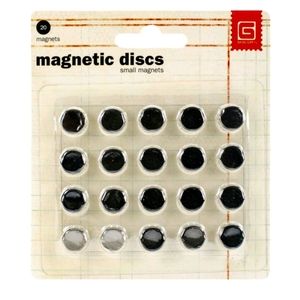 Basic Grey Small Magnets - 3 packs of 20